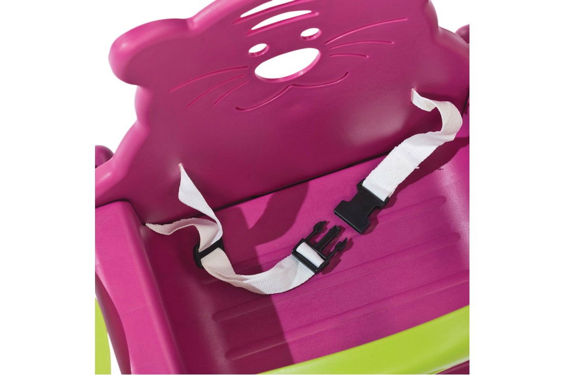 Baby Seat TTRIX Growing Type Swing With Adjustable Ropes - PURPLE/LIME